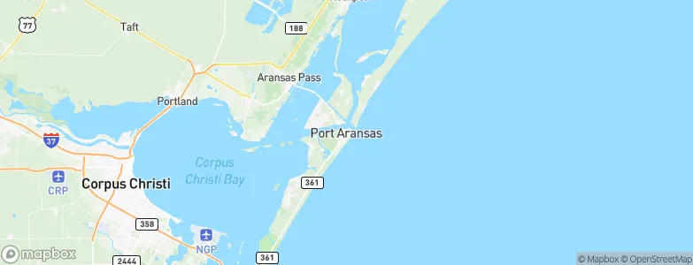 Port Aransas, United States Map