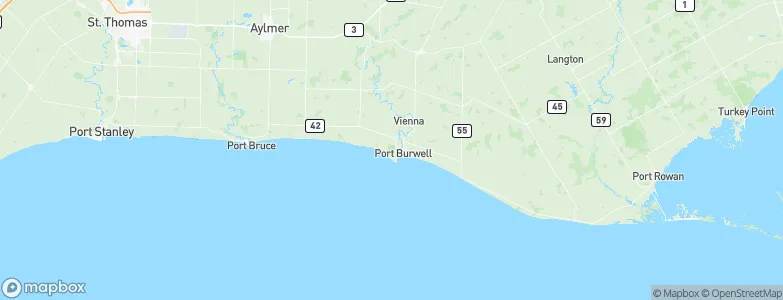Port Burwell, Canada Map