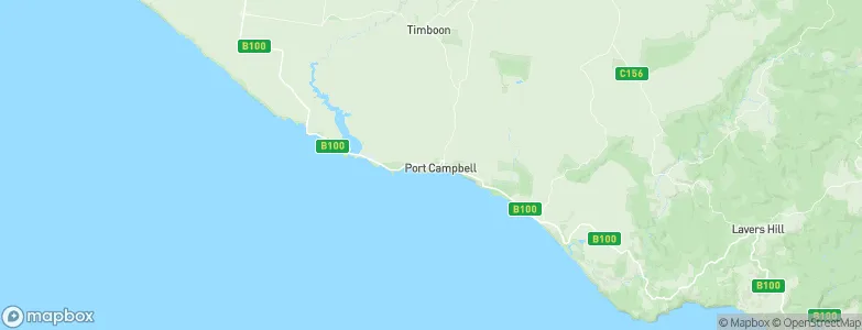 Port Campbell, Australia Map