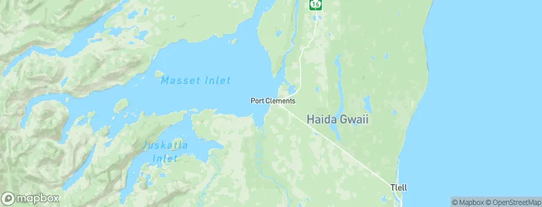 Port Clements, Canada Map