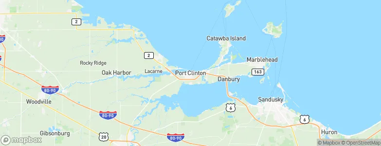 Port Clinton, United States Map