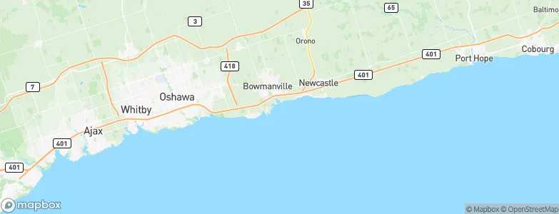 Port Darlington, Canada Map