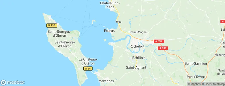 Port-des-Barques, France Map