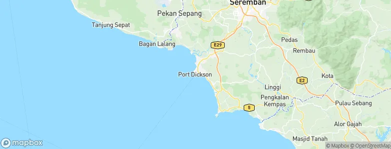 Port Dickson, Malaysia Map