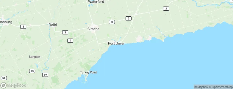 Port Dover, Canada Map