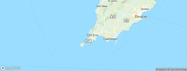 Port Erin, Isle of Man Map
