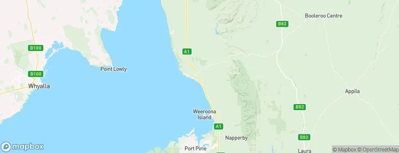Port Germein, Australia Map