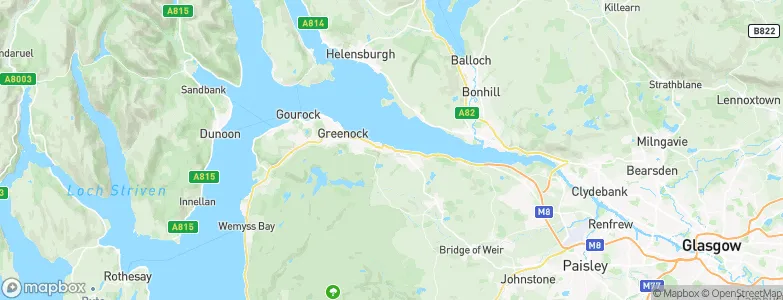 Port Glasgow, United Kingdom Map
