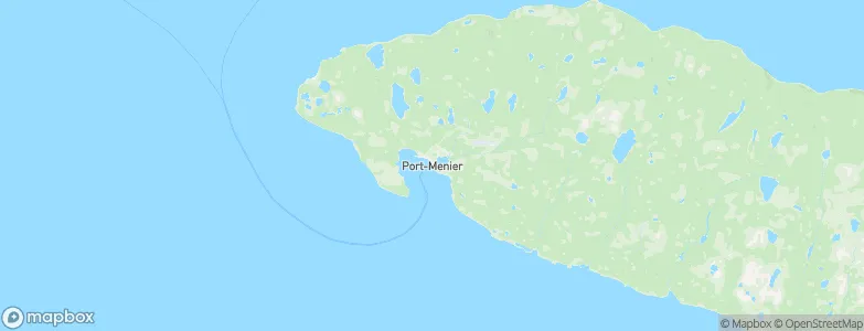 Port-Menier, Canada Map