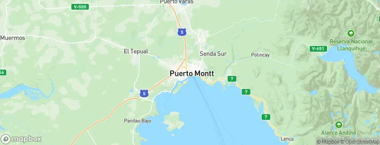 Port Montt, Chile Map