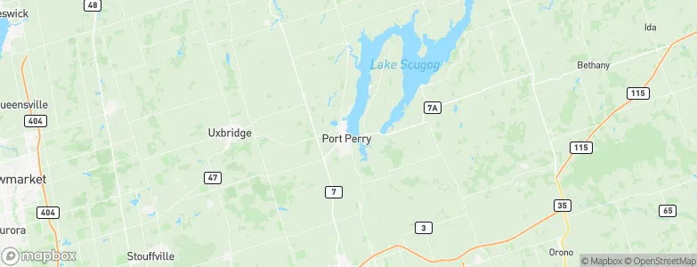 Port Perry, Canada Map