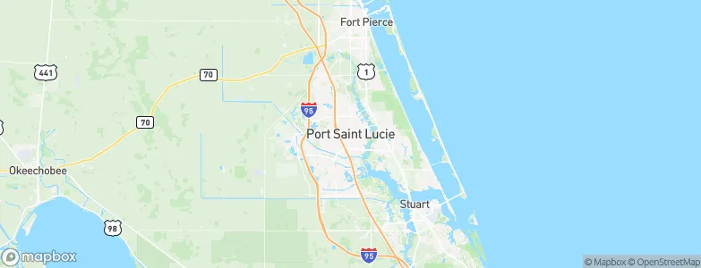 Port Saint Lucie, United States Map