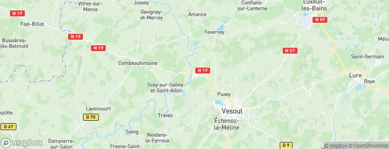 Port-sur-Saône, France Map