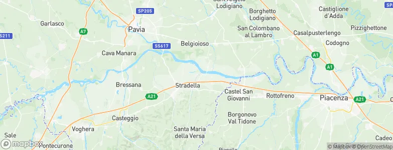 Portalbera, Italy Map