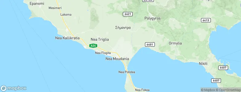 Portaria, Greece Map