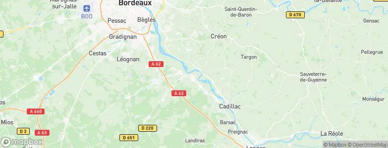 Portets, France Map