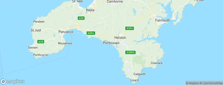 Porthleven, United Kingdom Map