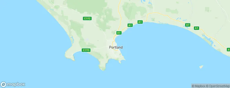 Portland, Australia Map