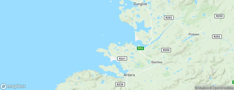 Portnoo, Ireland Map