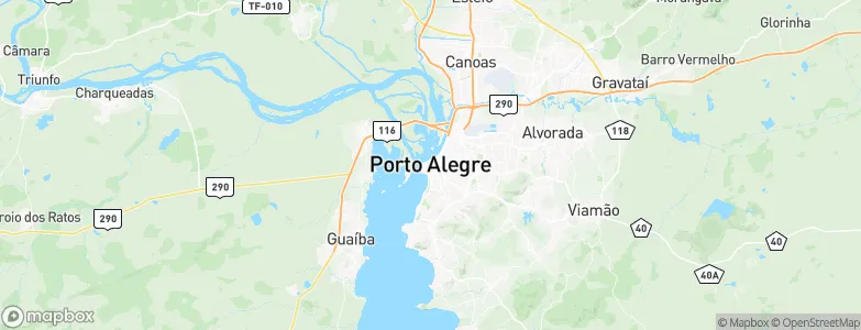 Porto Alegre, Brazil Map