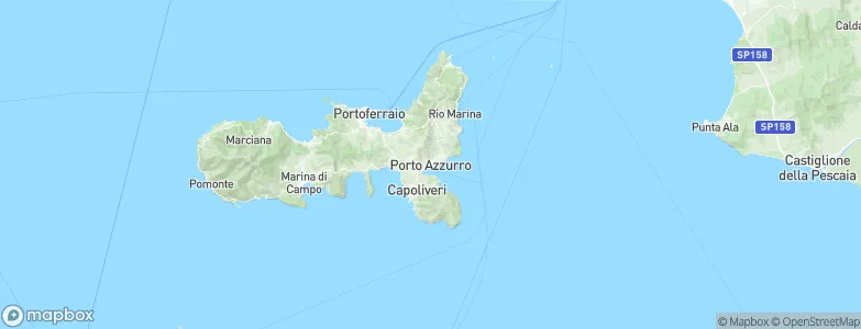 Porto Azzurro, Italy Map