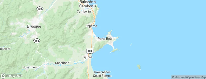 Porto Belo, Brazil Map