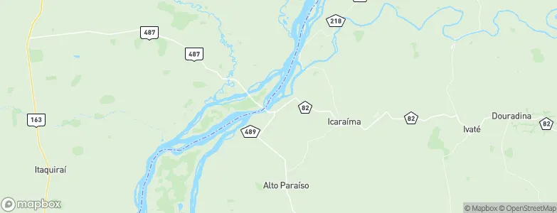 Porto Camargo, Brazil Map