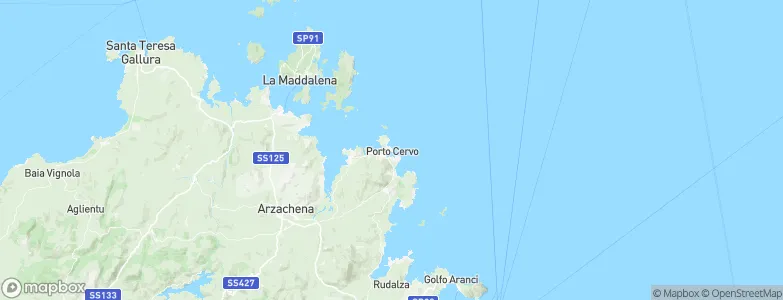 Porto Cervo, Italy Map