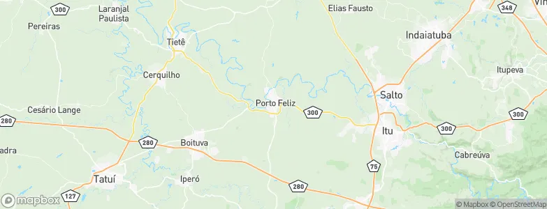 Porto Feliz, Brazil Map