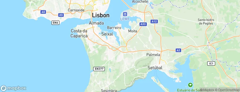 Porto Moscal, Portugal Map