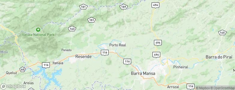 Porto Real, Brazil Map
