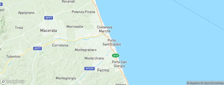Porto Sant'Elpidio, Italy Map