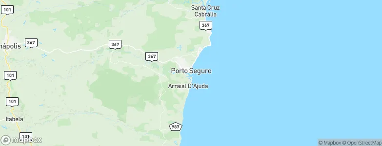Porto Seguro, Brazil Map