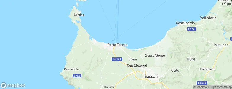 Porto Torres, Italy Map