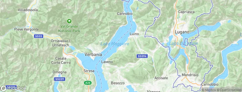 Porto Valtravaglia, Italy Map