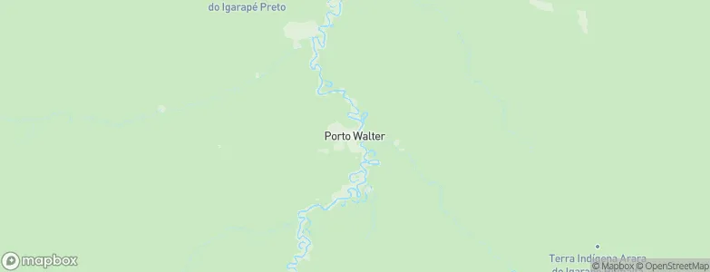 Porto Walter, Brazil Map