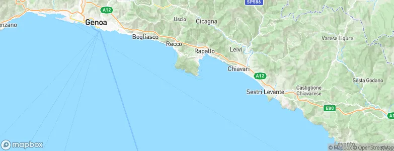 Portofino, Italy Map