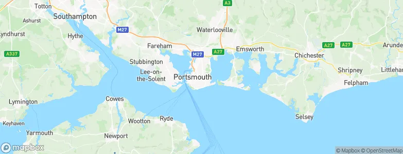 Portsmouth, United Kingdom Map