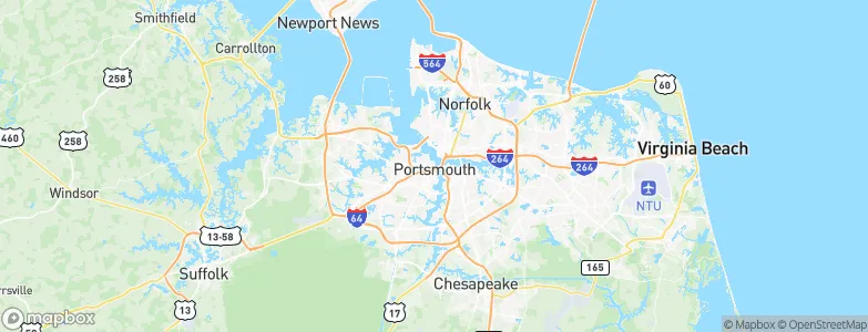 Portsmouth, United States Map
