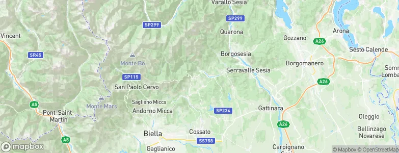 Portula, Italy Map
