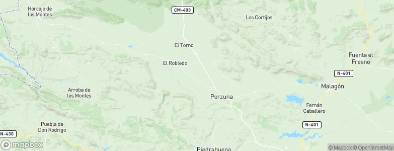 Porzuna, Spain Map