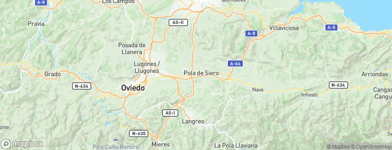 Posada, Spain Map