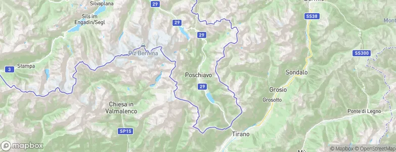 Poschiavo, Switzerland Map