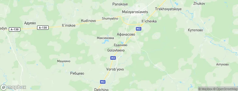 Posëlok Yerdenevo, Russia Map