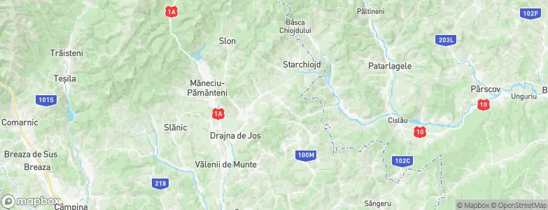 Poseștii-Ungureni, Romania Map