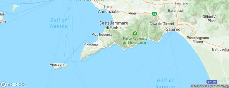 Positano, Italy Map