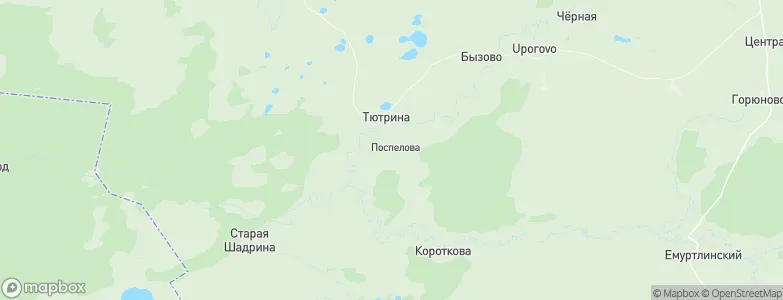 Pospelova, Russia Map
