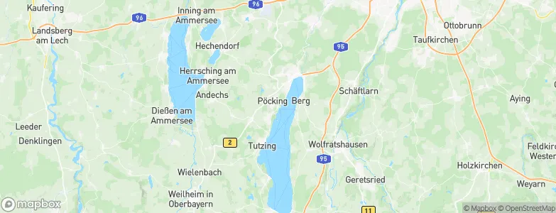 Possenhofen, Germany Map