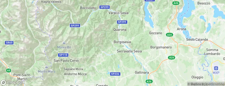 Postua, Italy Map