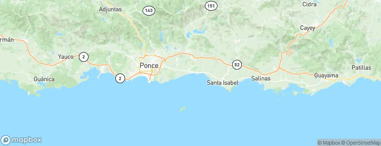Potala Pastillo, Puerto Rico Map